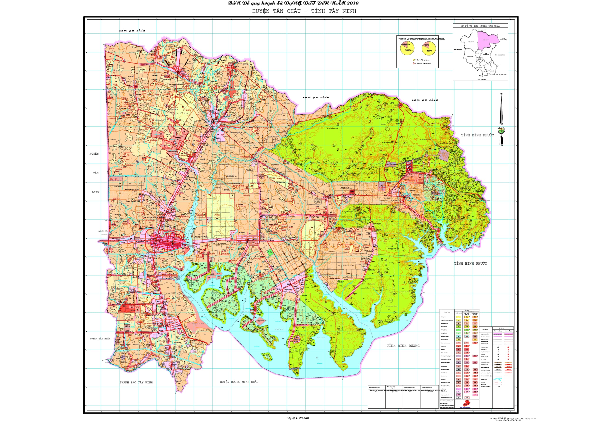 Bản đồ quy hoạch Tân Châu Tây Ninh mới nhất