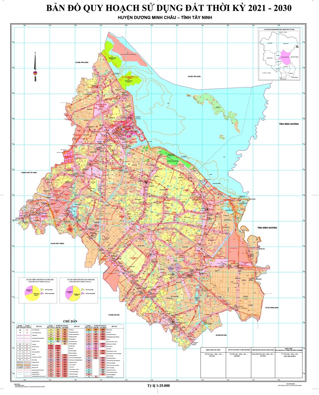 Bản đồ quy hoạch Dương Minh Châu Tây Ninh mới nhất